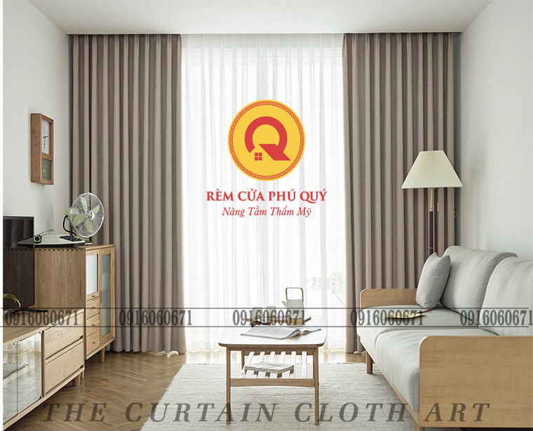 Rèm Cửa Màu Beige