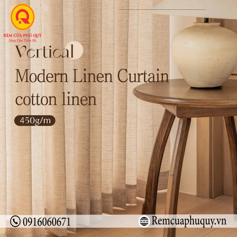 Rèm Vải Linen