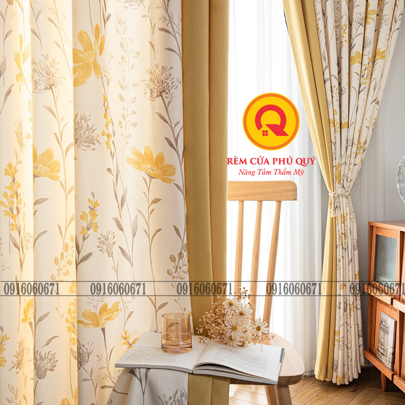 Vải Linen Hoa Văn