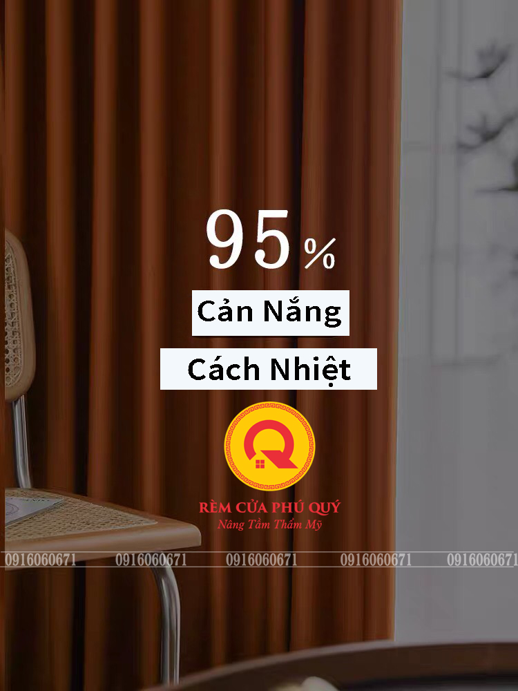 rèm vải cản nắng cách nhiệt:
