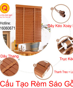 Rèm sáo gỗ - Sự lựa chọn sang trọng