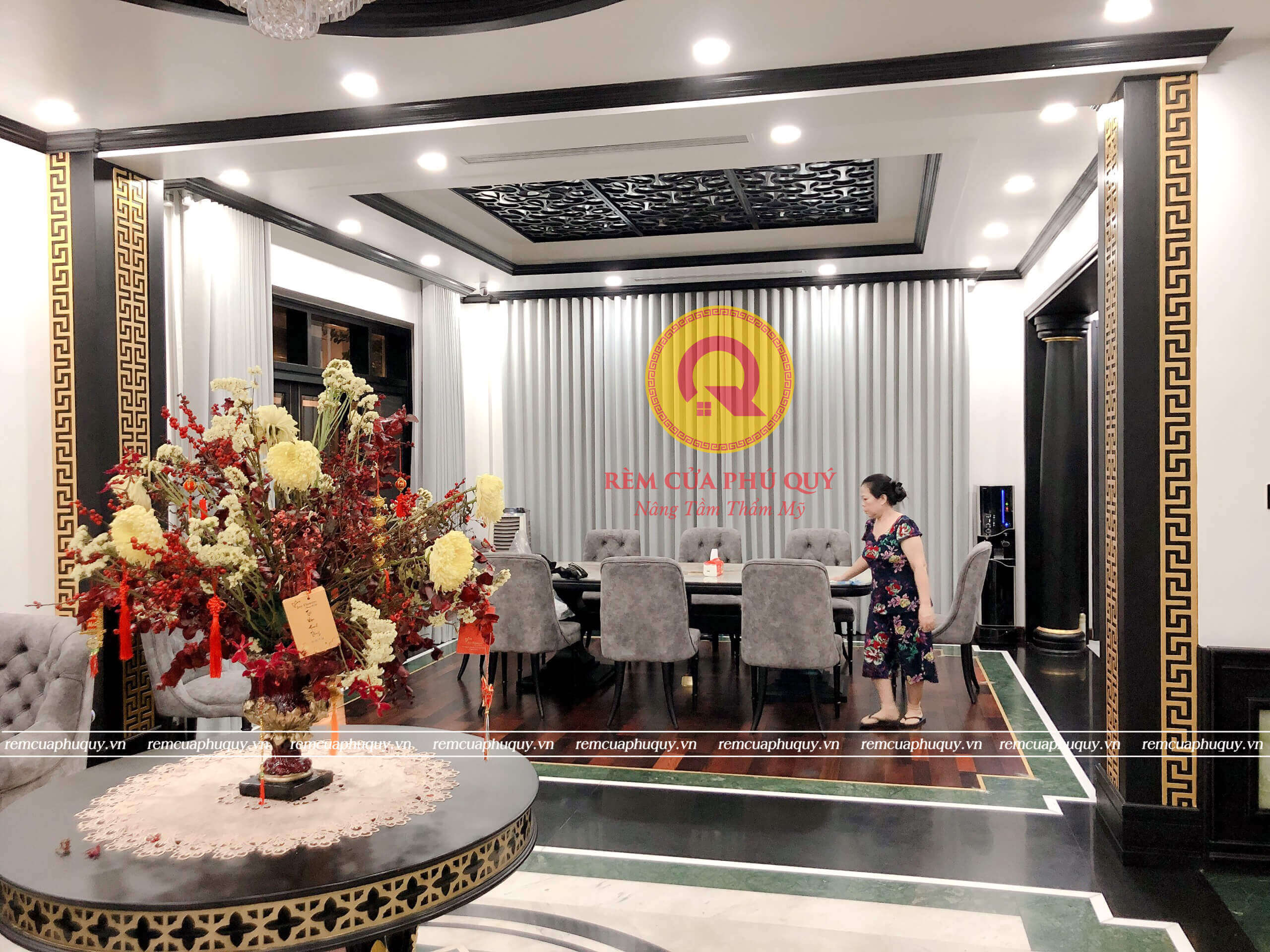 +7 Mẫu Rèm Cửa Màu Xám