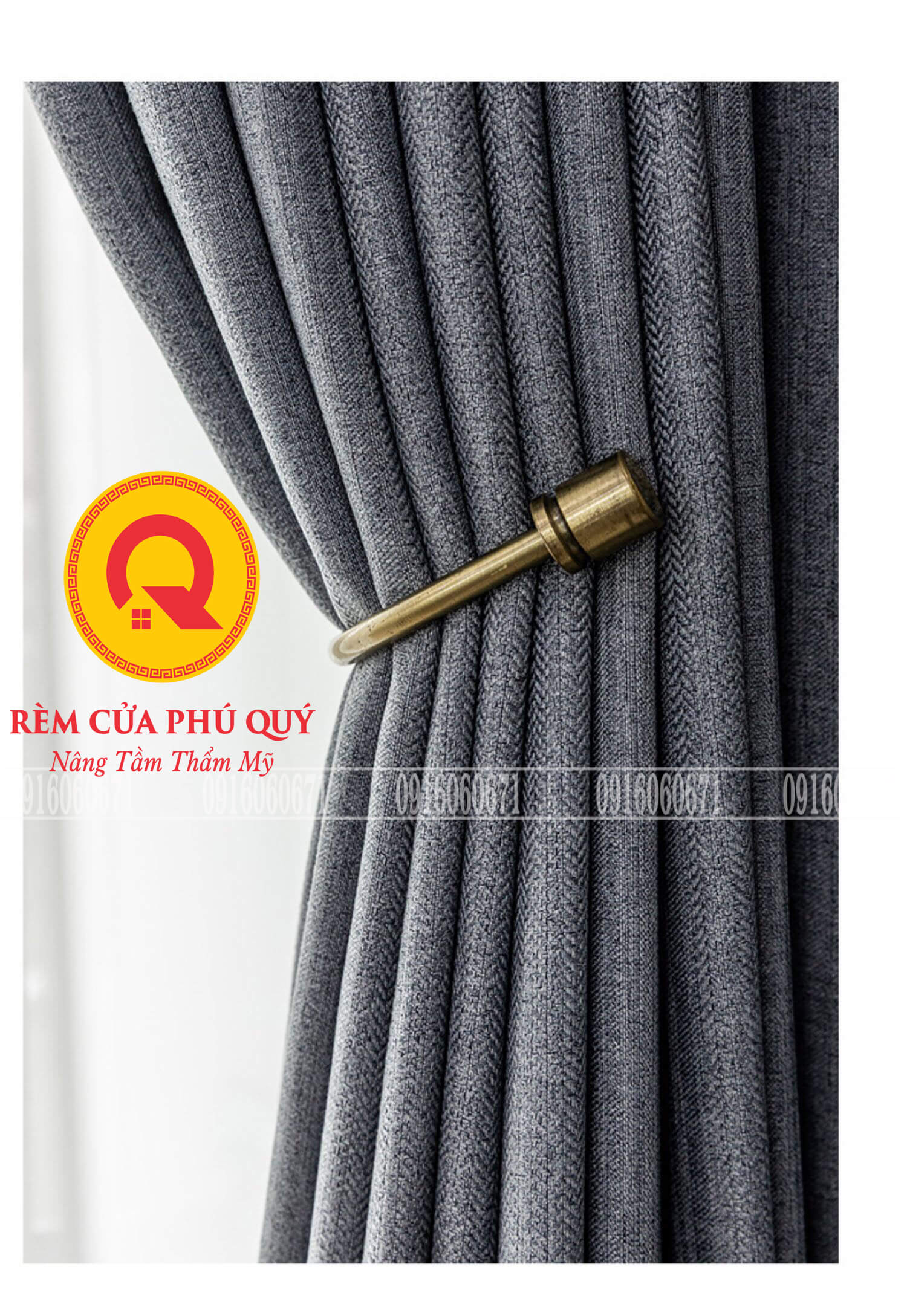 +7 Mẫu Rèm Cửa Màu Xám
