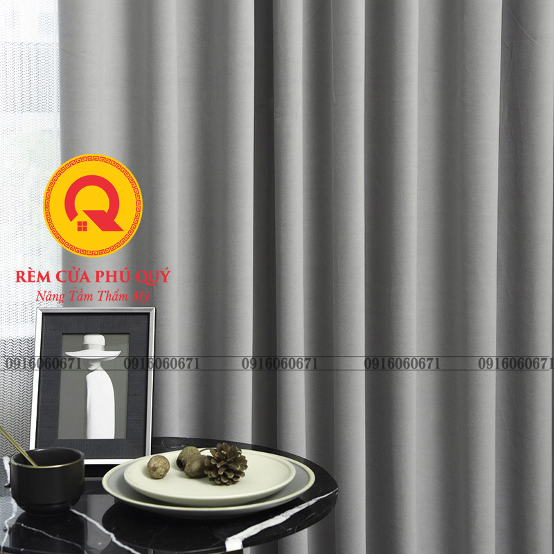 +7 Mẫu Rèm Cửa Màu Xám