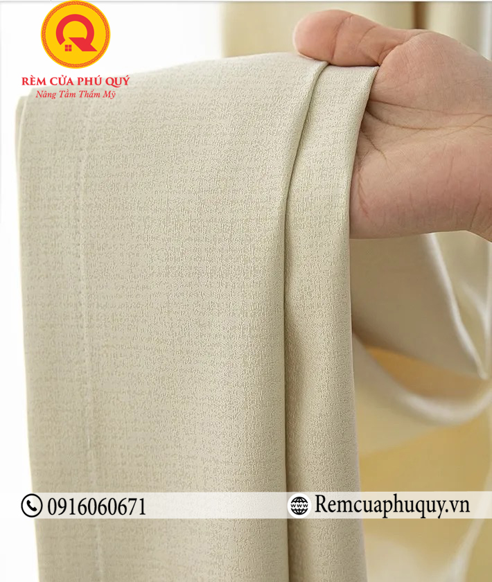 Rèm Cửa Màu Trắng Kem
