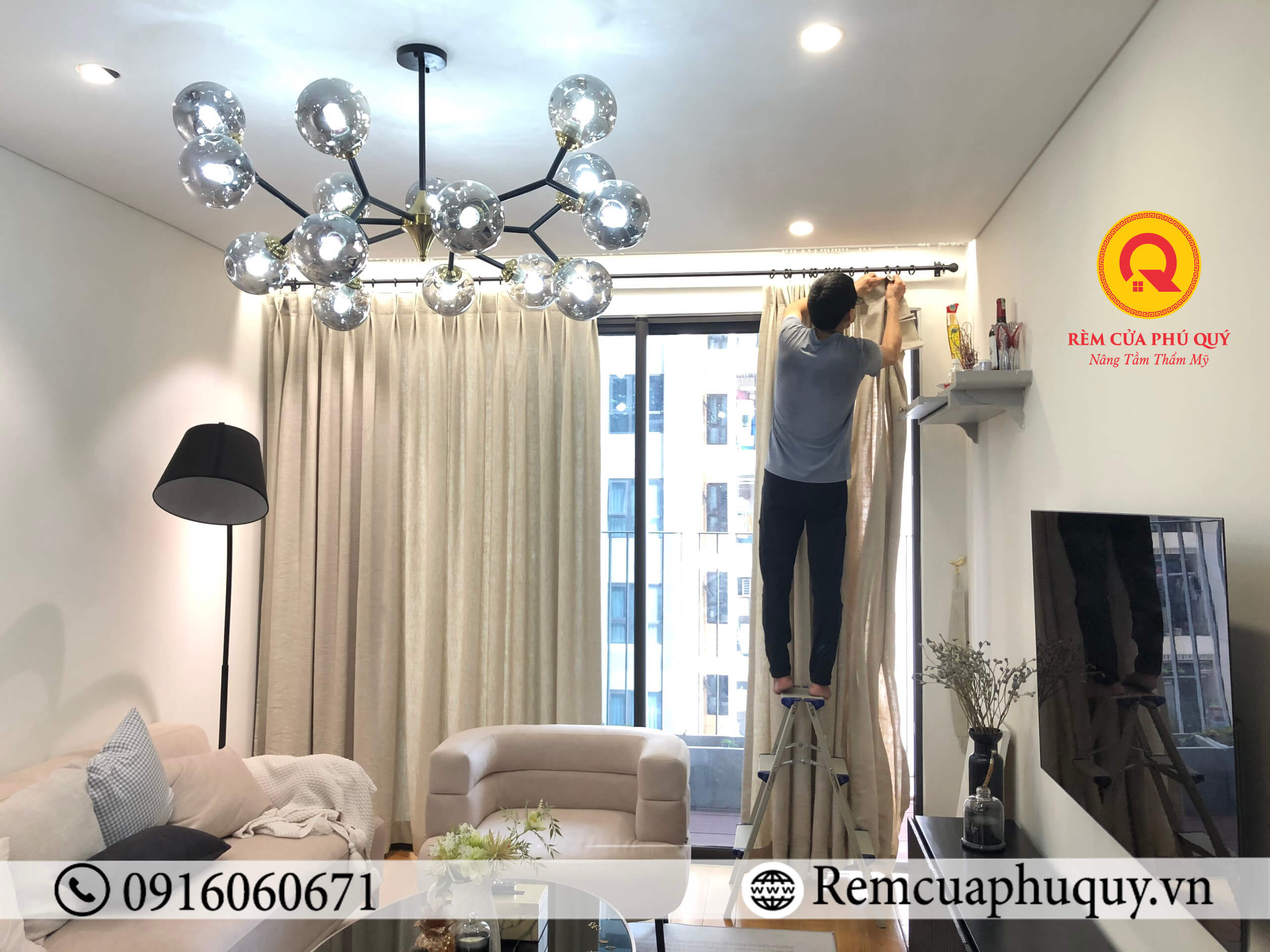 Rèm Cửa Linen Cao Cấp