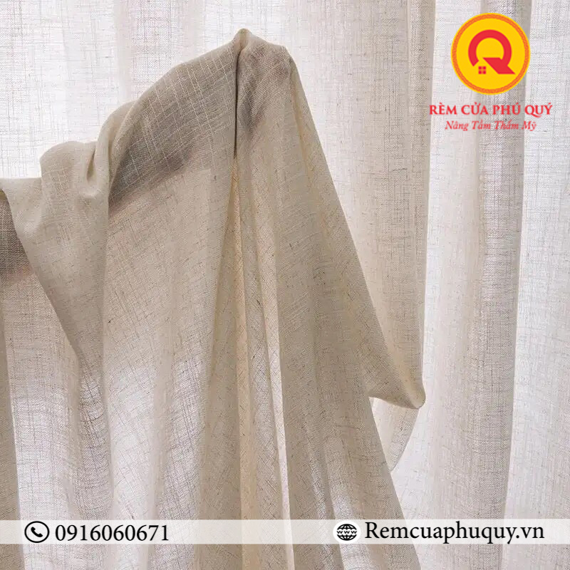 Giới thiệu sơ về vải rèm Linen