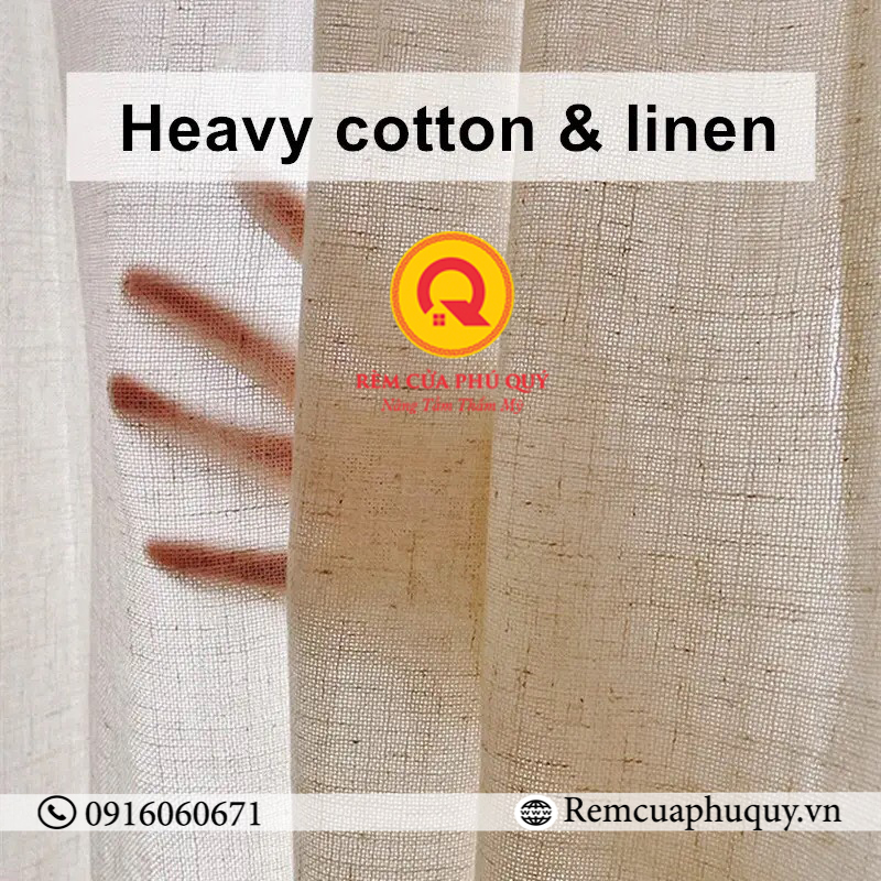 Giới thiệu sơ về vải rèm Linen