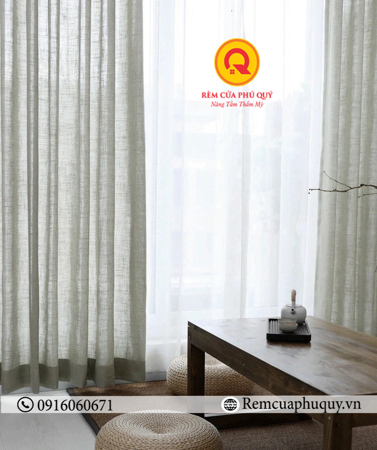 Giới thiệu sơ về vải rèm Linen