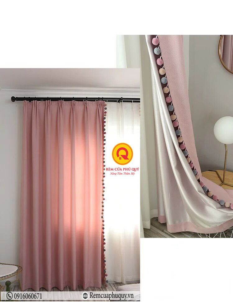 Lý Do Nên Chọn Rèm Cửa Màu Hồng