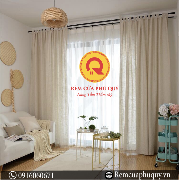 Rèm Cửa Vải Linen
