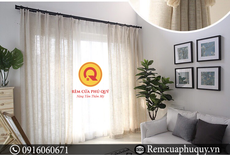 Rèm Cửa Vải Linen