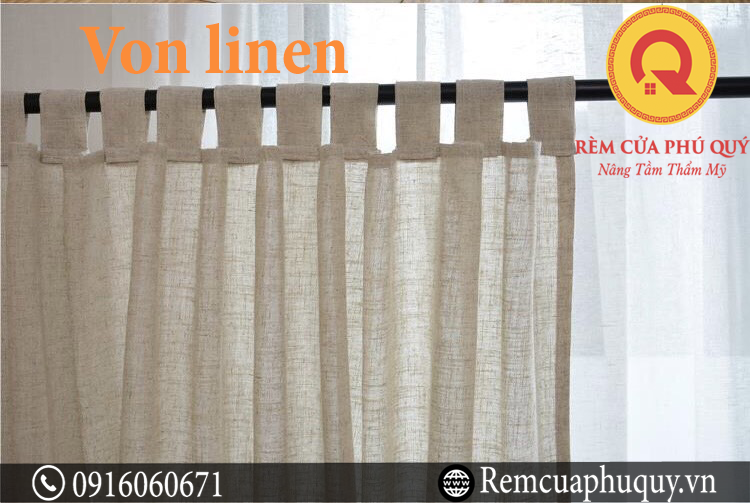 Rèm Cửa Vải Linen