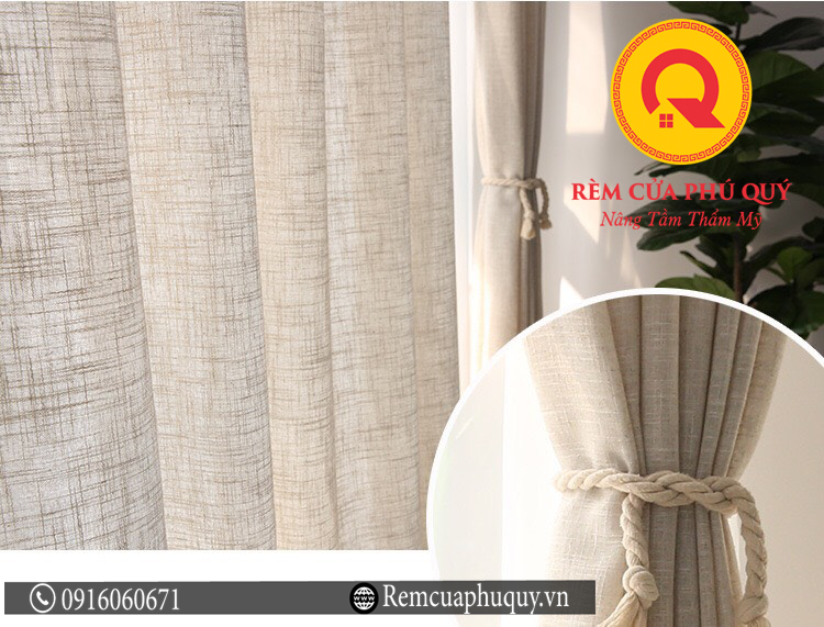 Rèm Cửa Vải Linen